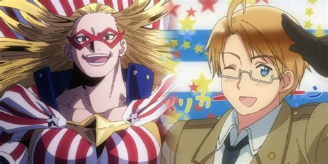 american characters in anime